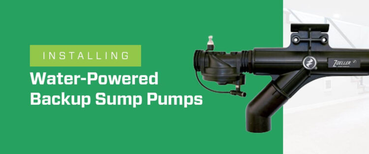 installing water powered backups